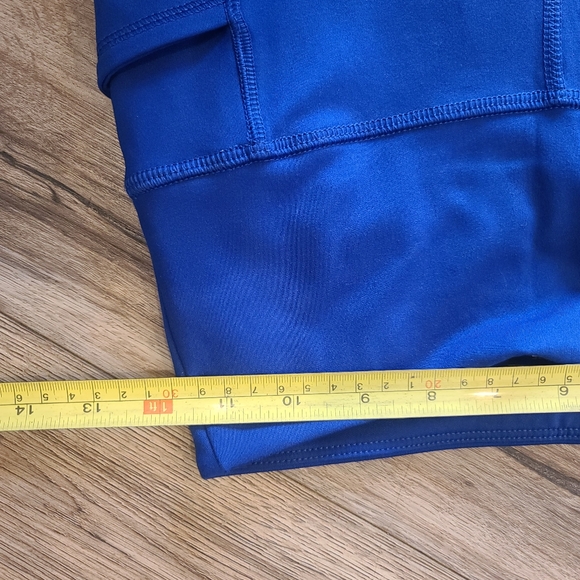 mondetta EUC, Women's Blue Legging capri with pockets. sz xs - Picture 3 of 9